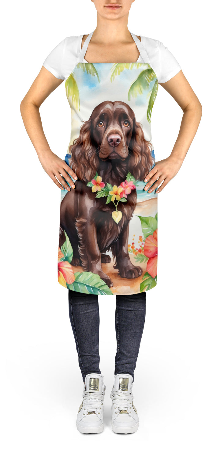 Cocker Spaniel Luau Apron