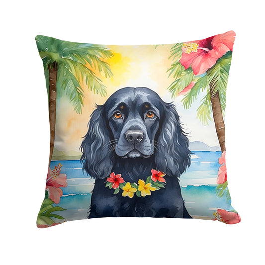 Buy this Cocker Spaniel Luau Throw Pillow