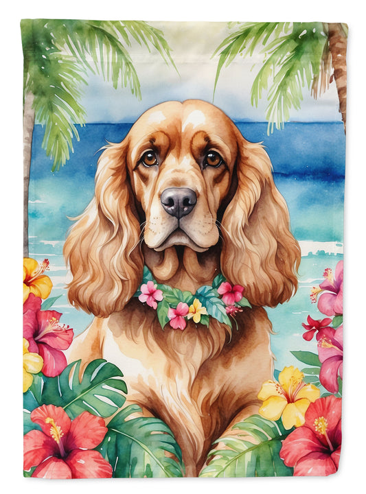 Buy this Cocker Spaniel Luau House Flag