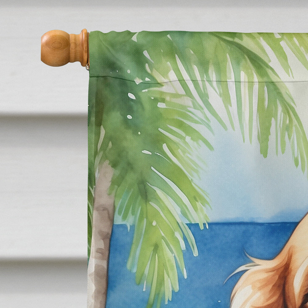 Cocker Spaniel Luau House Flag