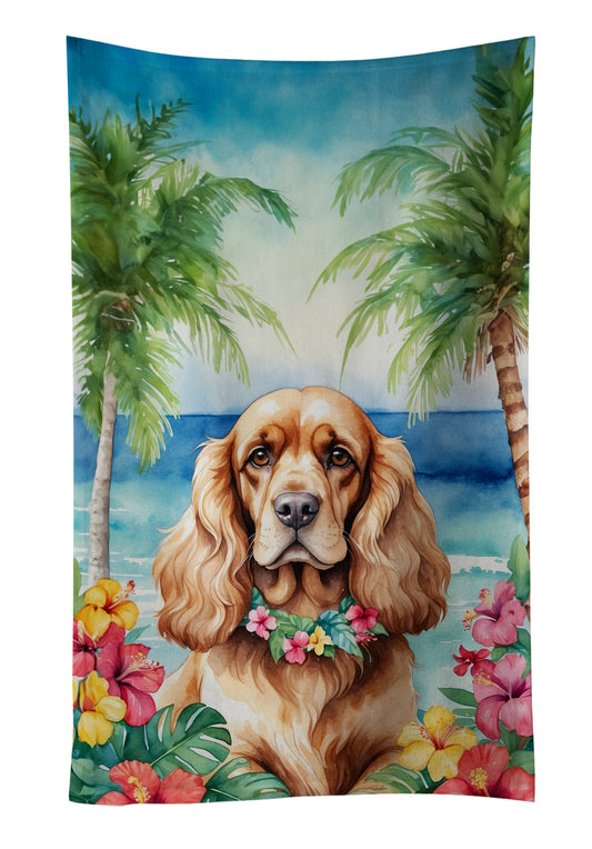 Buy this Cocker Spaniel Luau Kitchen Towel