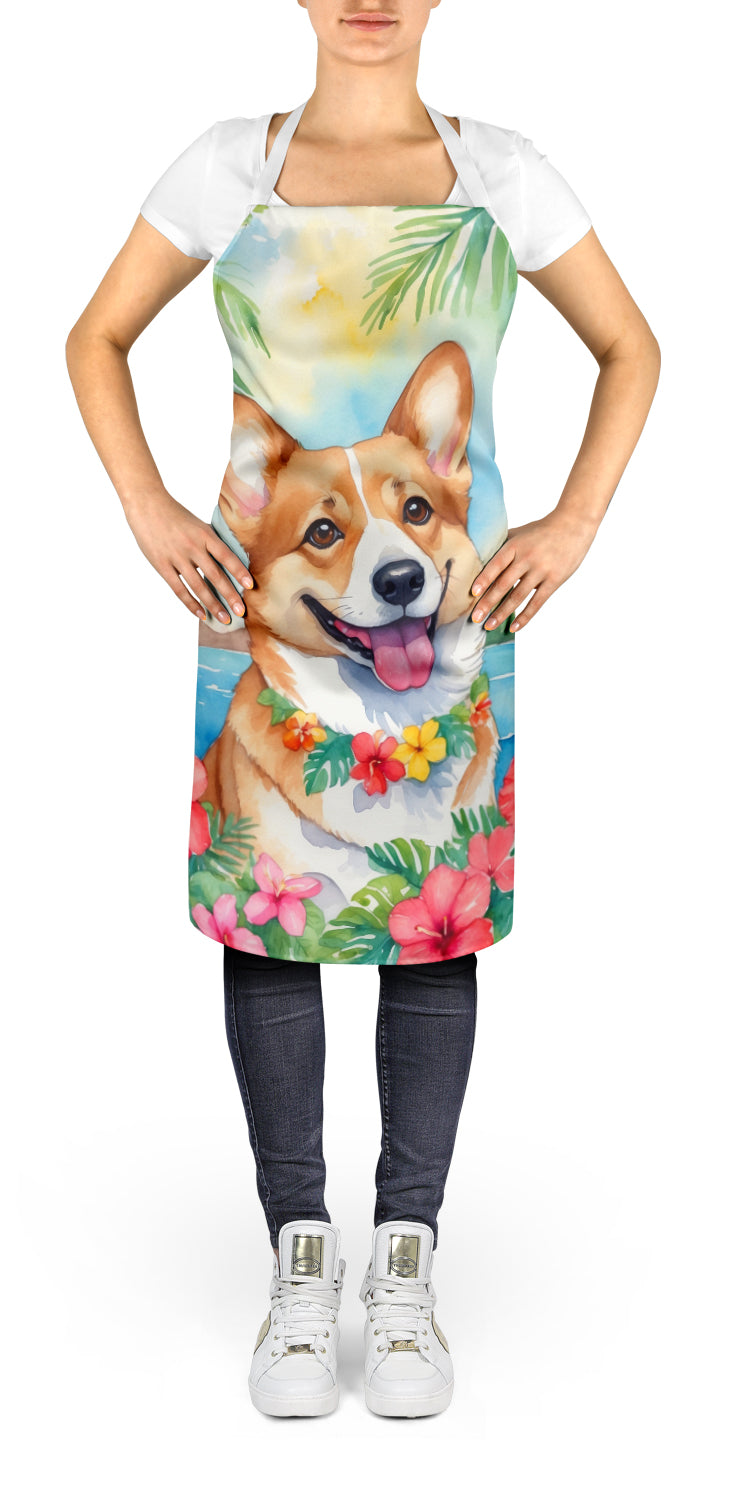 Corgi Luau Apron