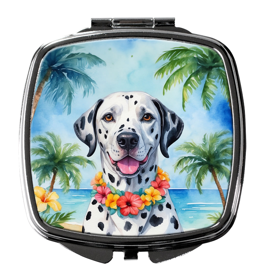 Buy this Dalmatian Luau Compact Mirror