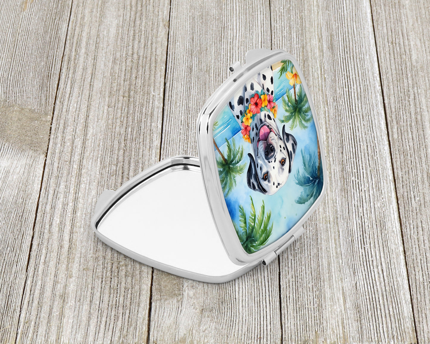 Dalmatian Luau Compact Mirror