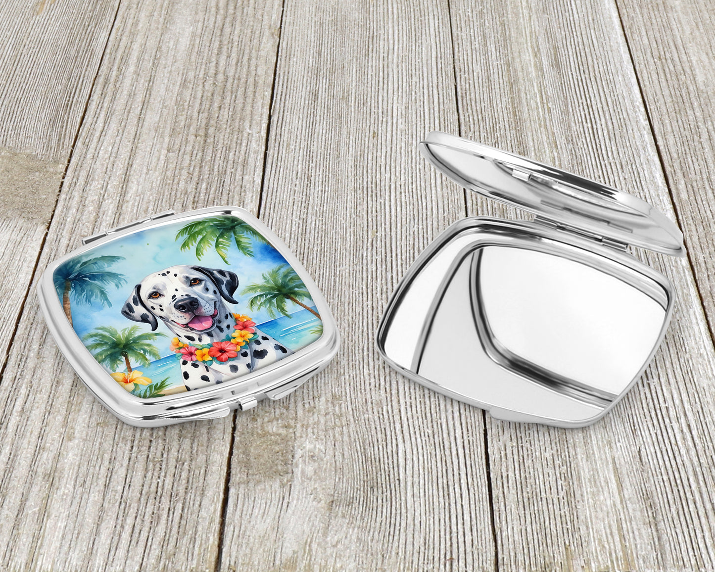 Dalmatian Luau Compact Mirror