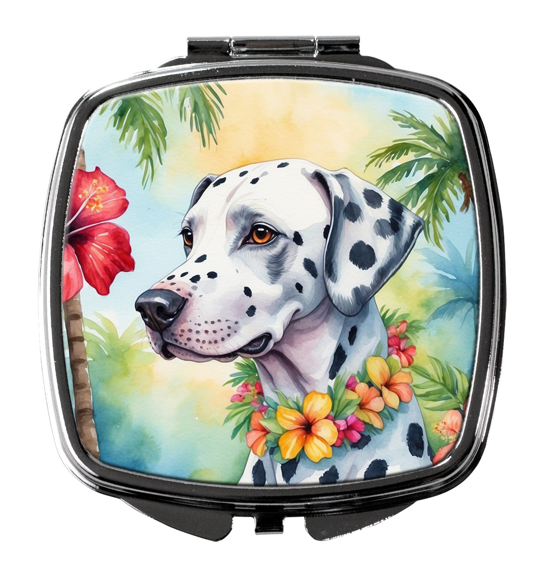 Buy this Dalmatian Luau Compact Mirror