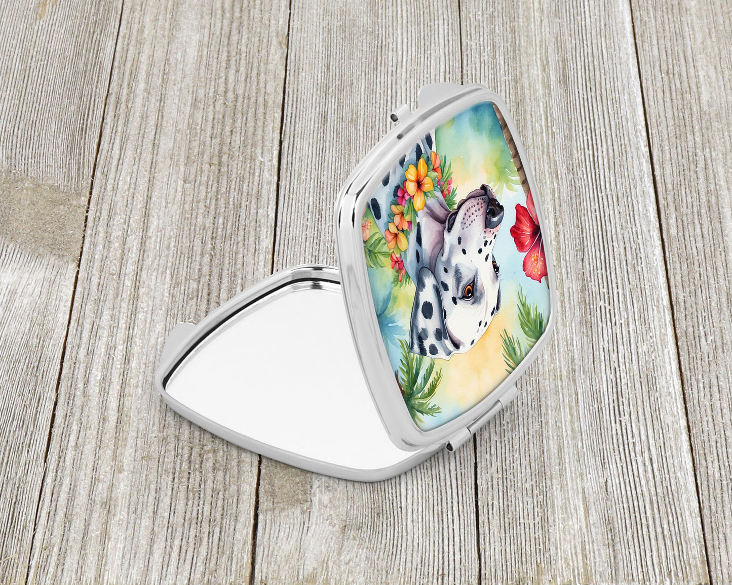 Dalmatian Luau Compact Mirror