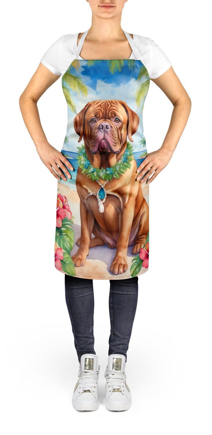 Dogue de Bordeaux Luau Apron