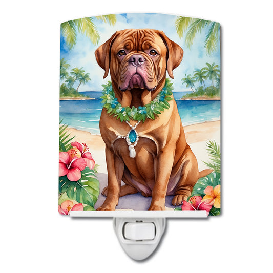 Buy this Dogue de Bordeaux Luau Ceramic Night Light