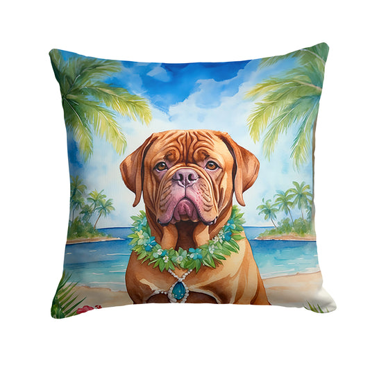 Buy this Dogue de Bordeaux Luau Throw Pillow