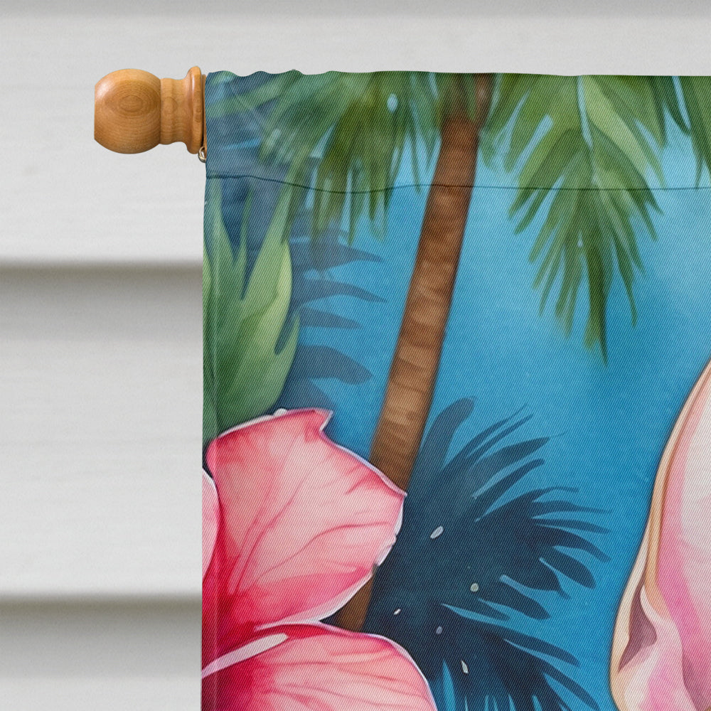 English Bull Terrier Luau House Flag