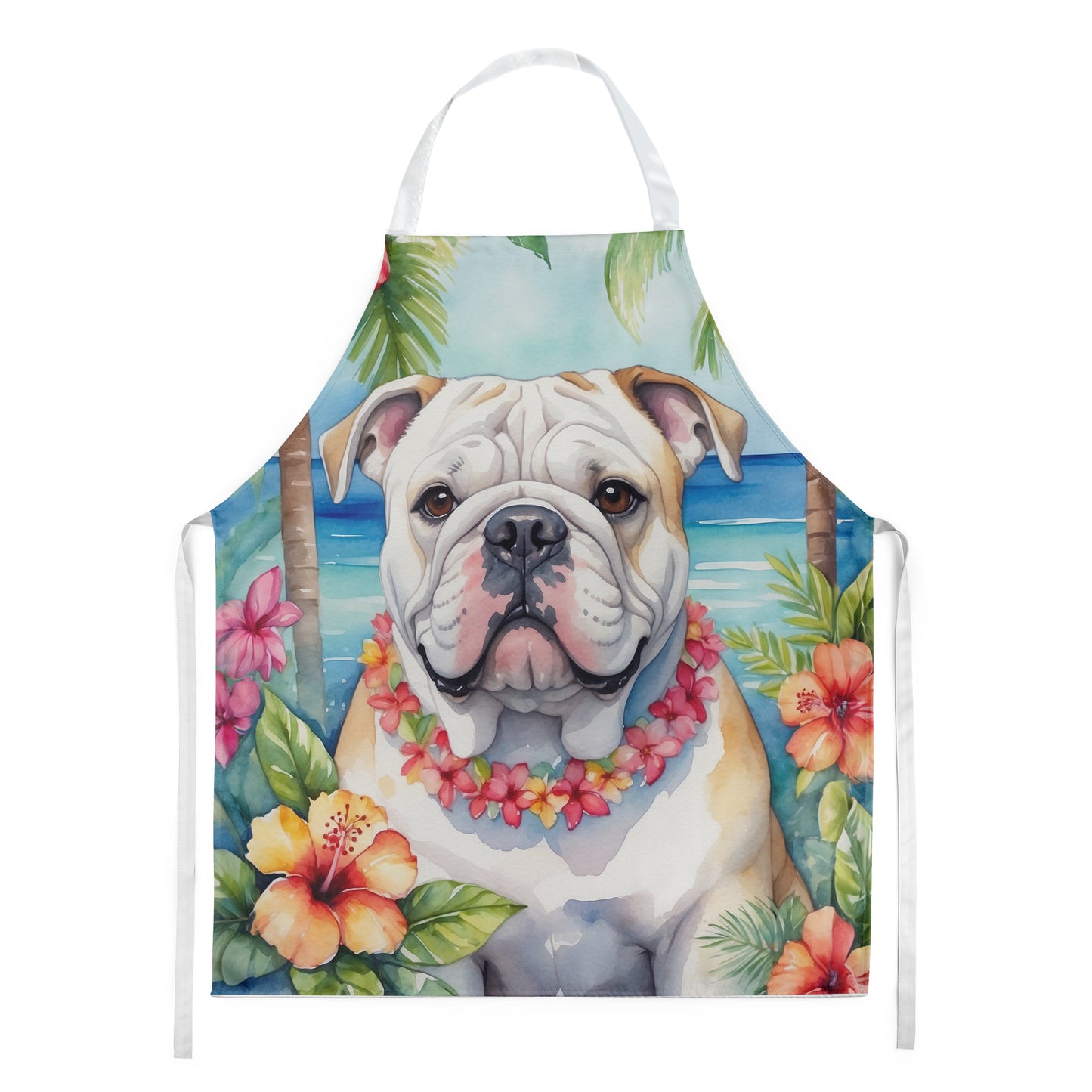 Buy this English Bulldog Luau Apron