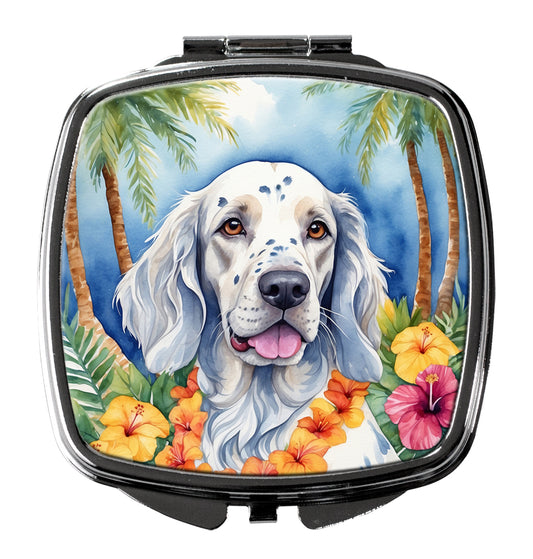 Buy this English Setter Luau Compact Mirror