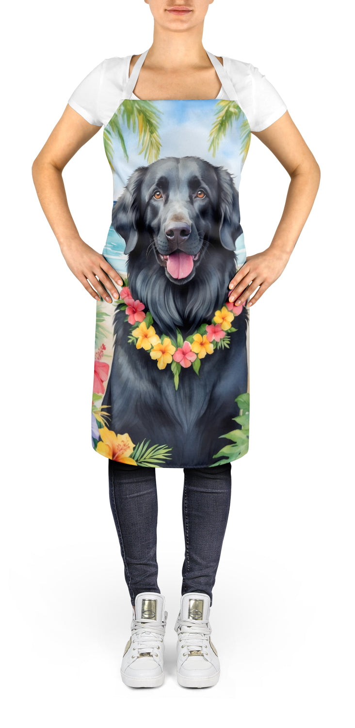 Flat-Coated Retriever Luau Apron