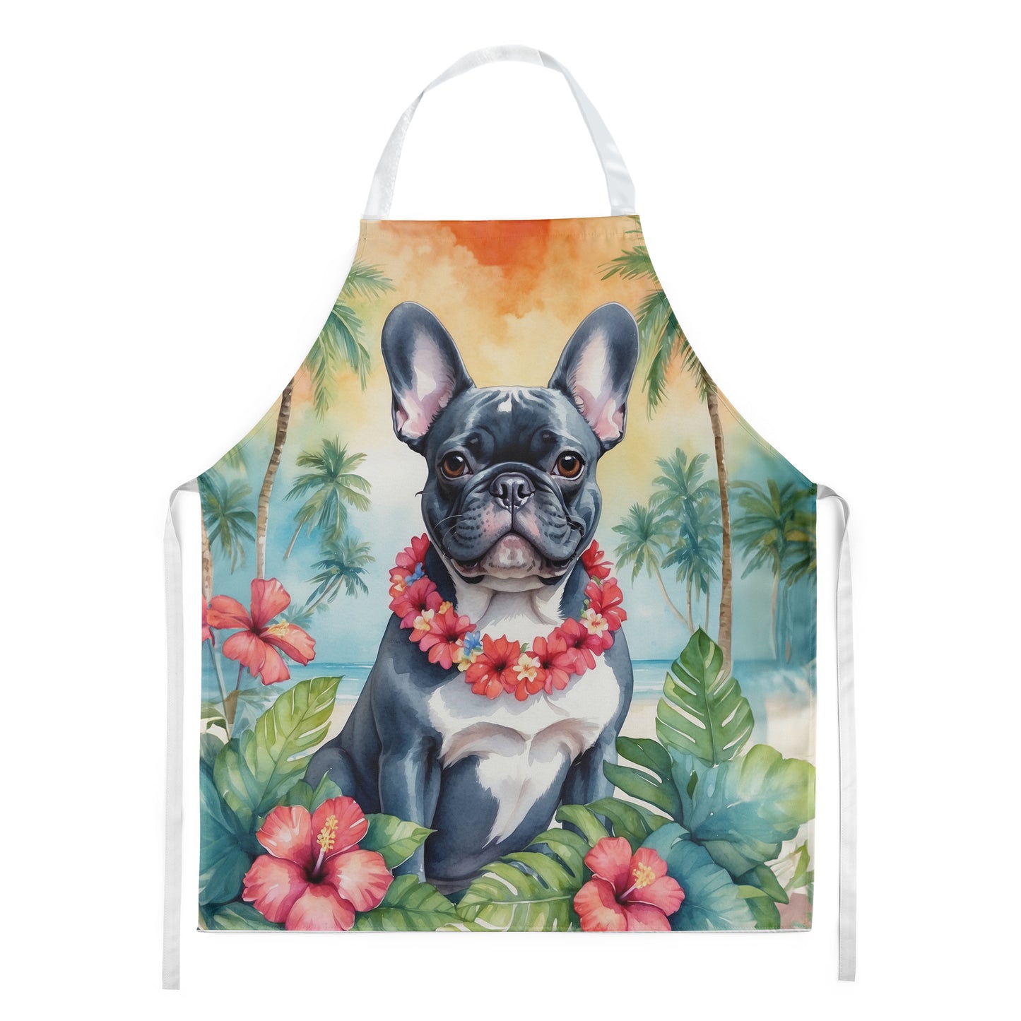 Buy this French Bulldog Luau Apron