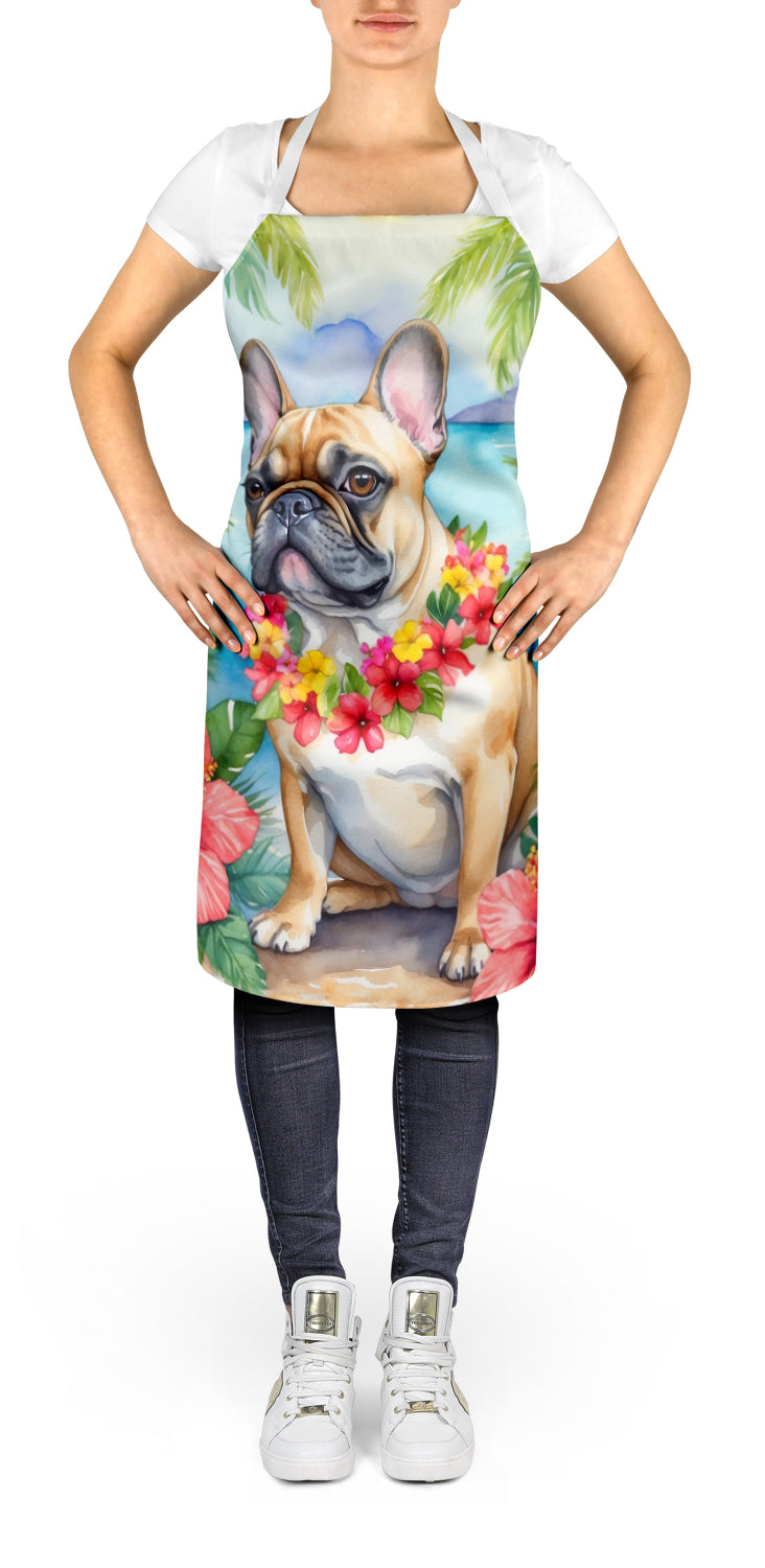 French Bulldog Luau Apron