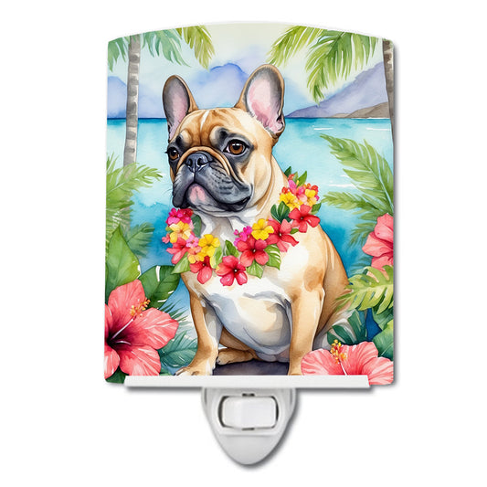 Buy this French Bulldog Luau Ceramic Night Light