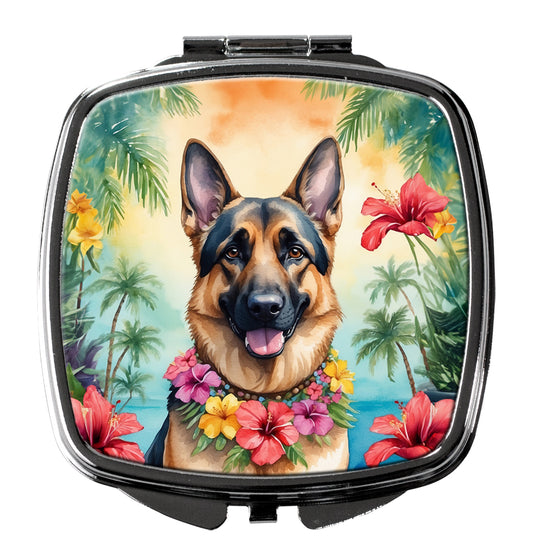 Buy this German Shepherd Luau Compact Mirror