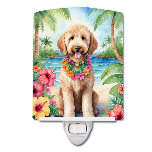 Buy this Goldendoodle Luau Ceramic Night Light