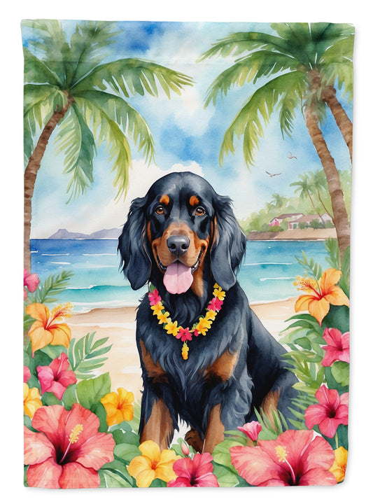 Buy this Gordon Setter Luau House Flag