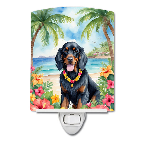 Buy this Gordon Setter Luau Ceramic Night Light