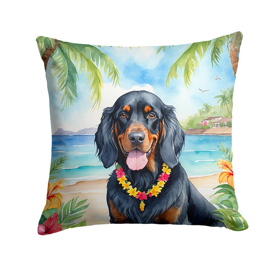 Buy this Gordon Setter Luau Throw Pillow