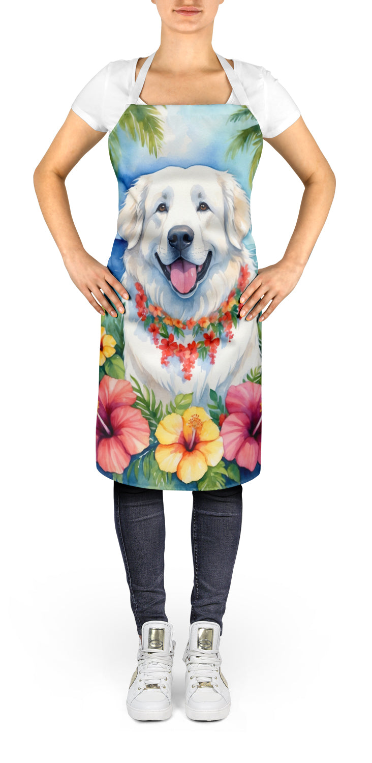 Great Pyrenees Luau Apron