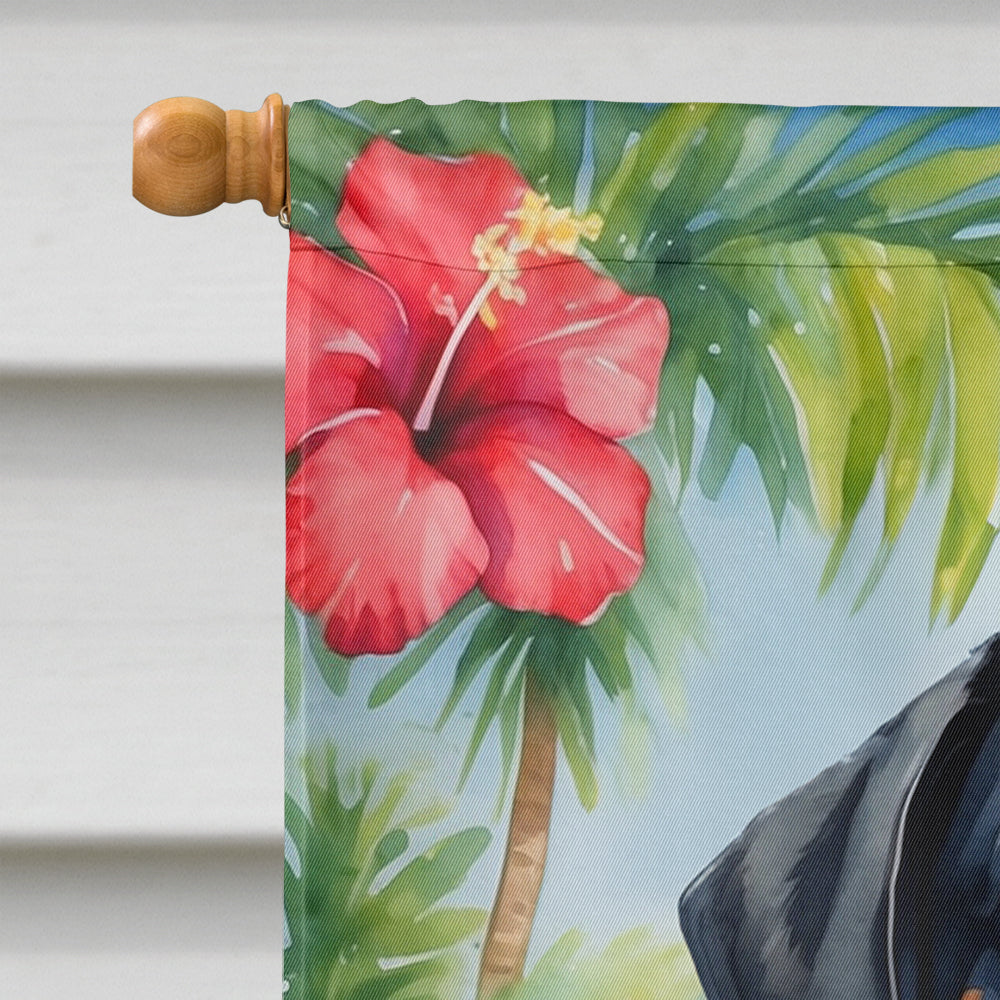 Greater Swiss Mountain Dog Luau House Flag