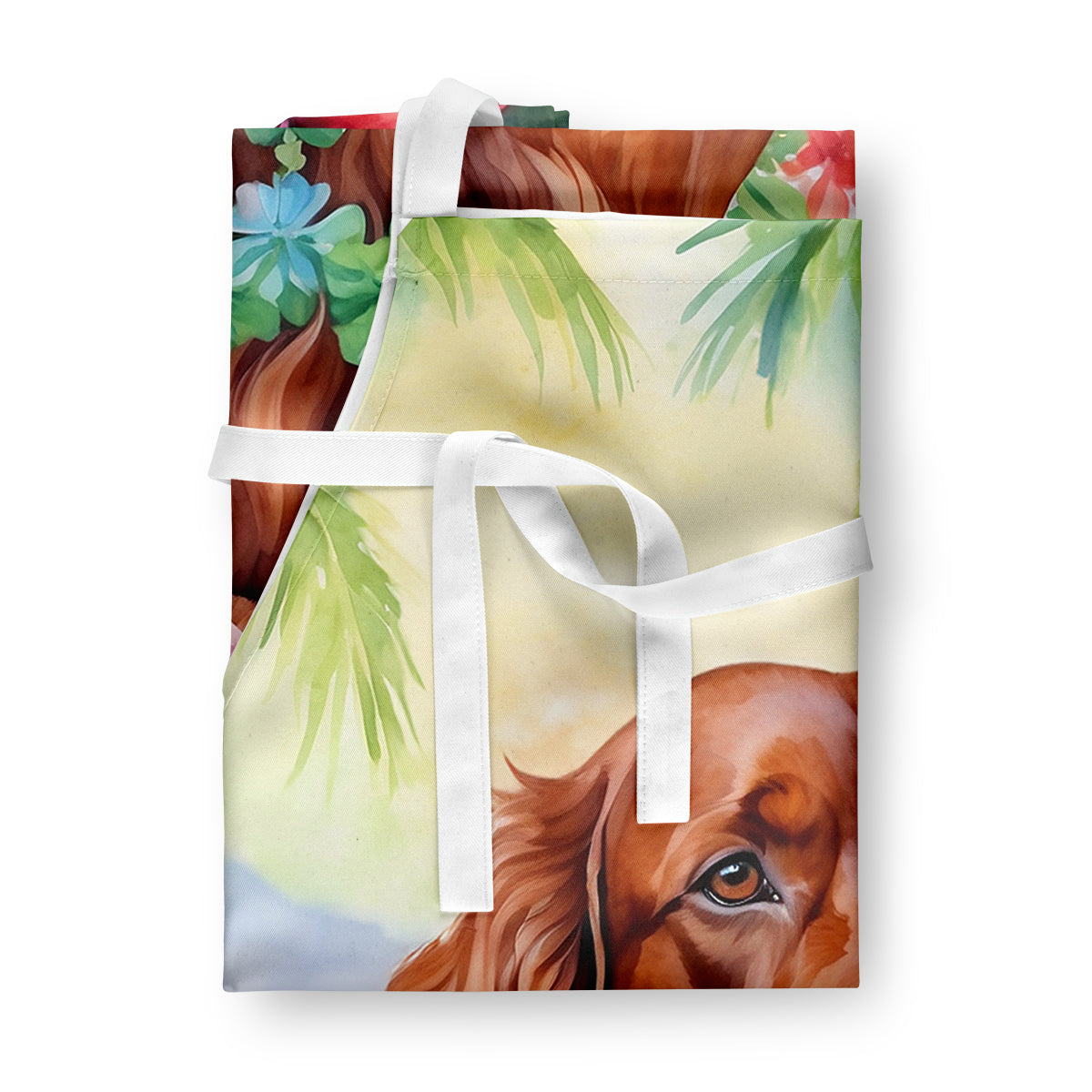 Irish Setter Luau Apron