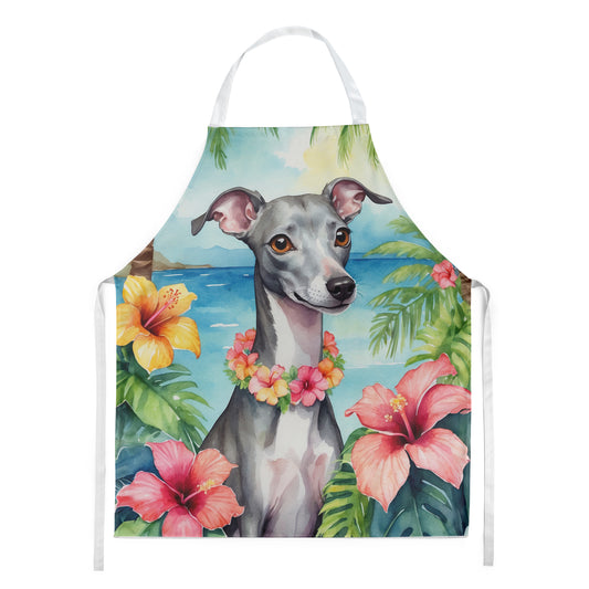 Buy this Italian Greyhound Luau Apron