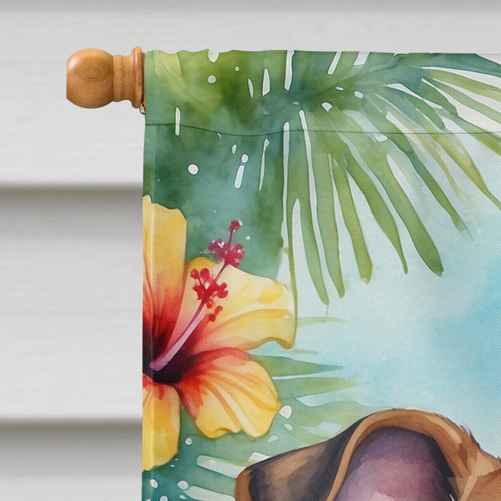 Jack Russell Terrier Luau House Flag