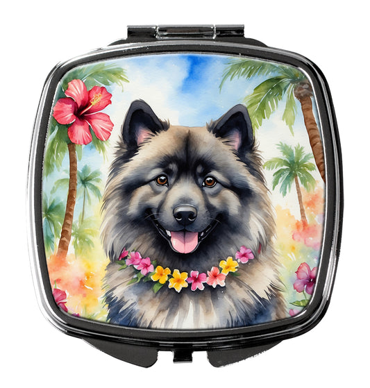 Buy this Keeshond Luau Compact Mirror