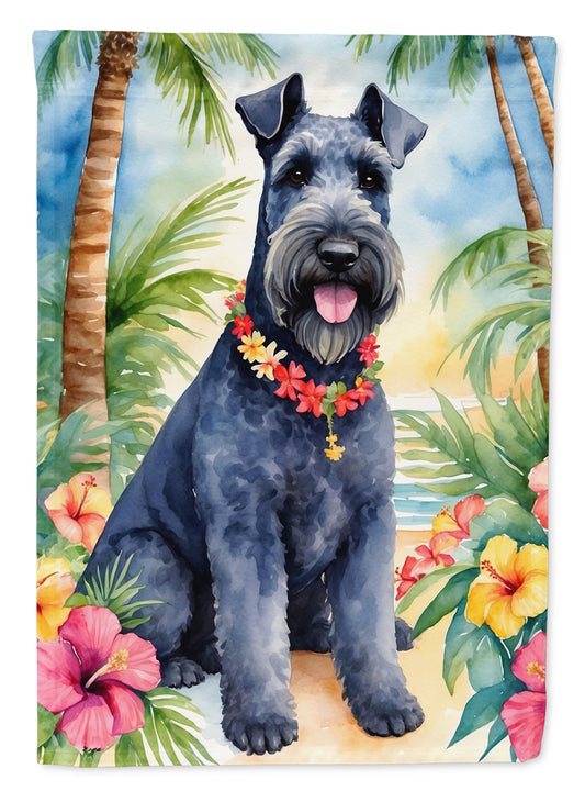 Buy this Kerry Blue Terrier Luau Garden Flag