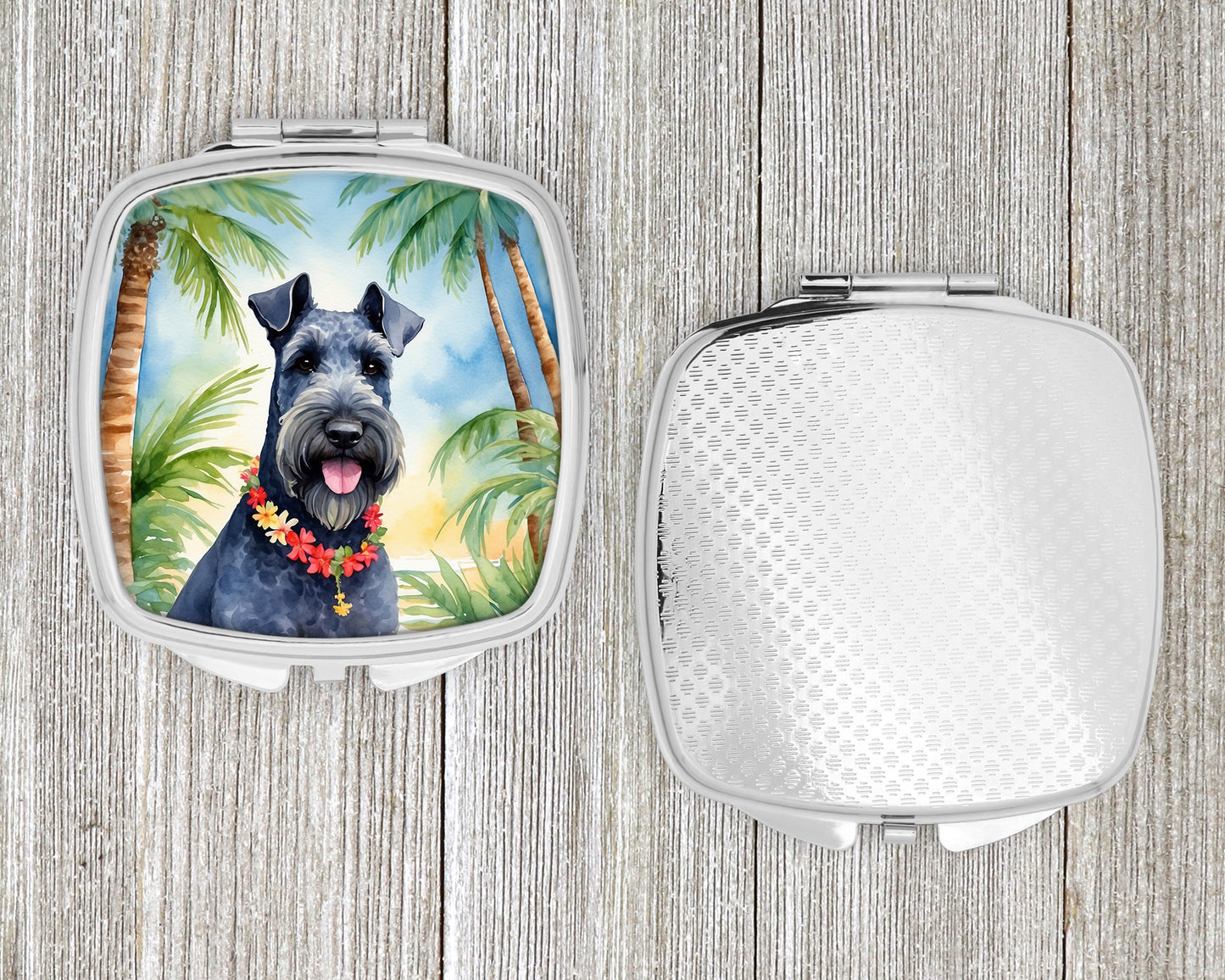 Kerry Blue Terrier Luau Compact Mirror