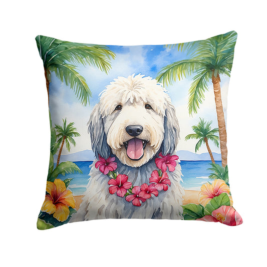 Buy this Komondor Luau Throw Pillow