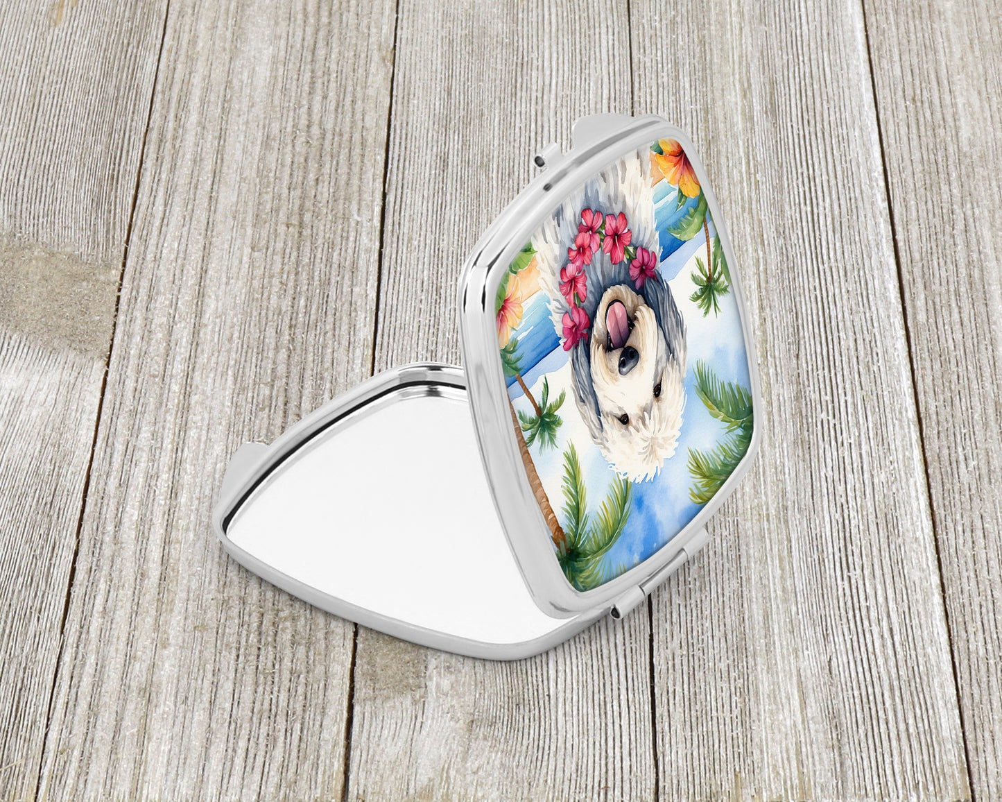 Komondor Luau Compact Mirror