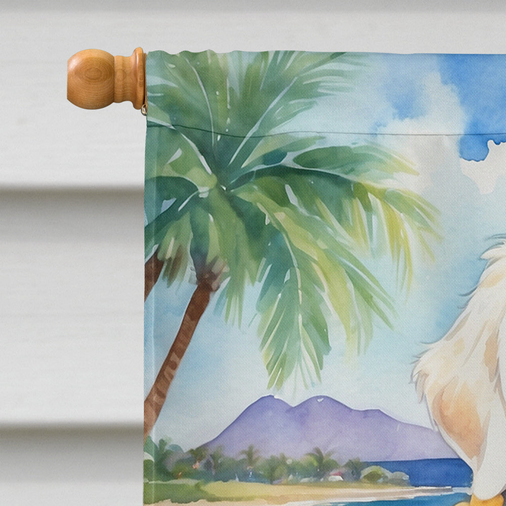 Kuvasz Luau House Flag