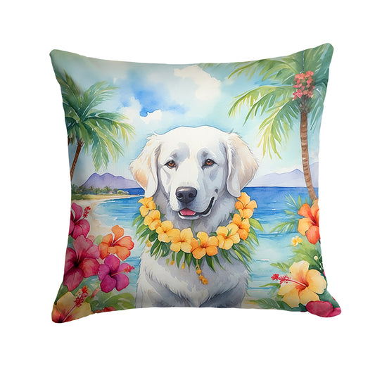 Buy this Kuvasz Luau Throw Pillow