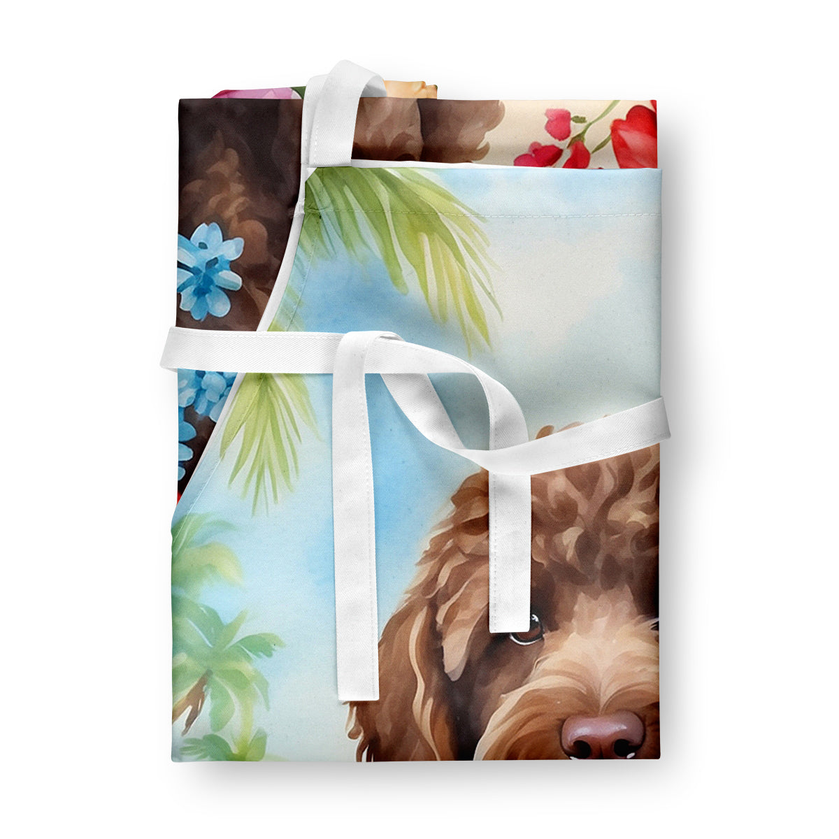 Labradoodle Luau Apron