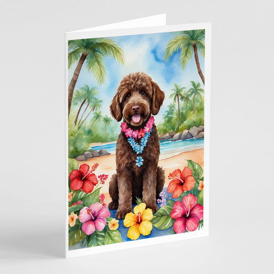 Buy this Labradoodle Luau Greeting Cards Pack of 8