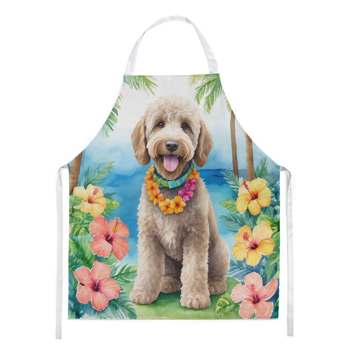 Buy this Labradoodle Luau Apron