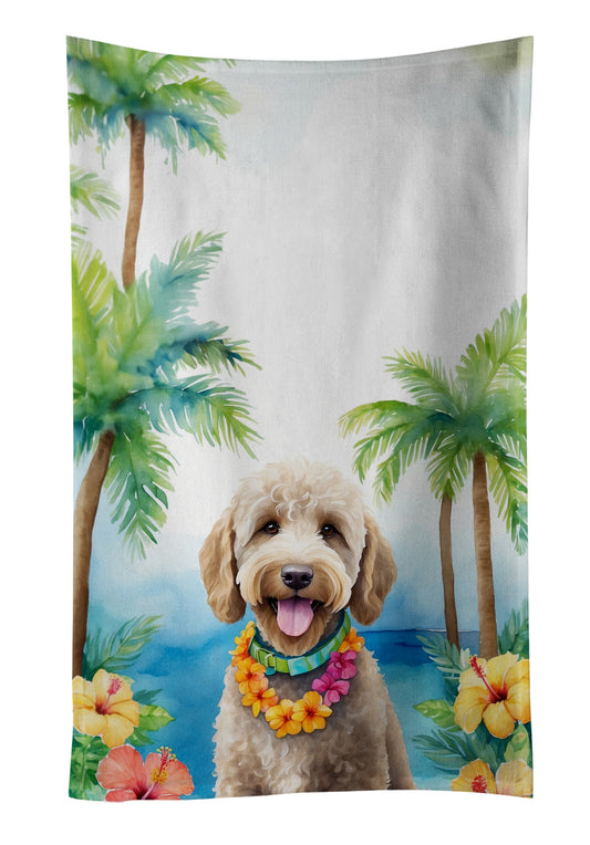 Buy this Labradoodle Luau Kitchen Towel