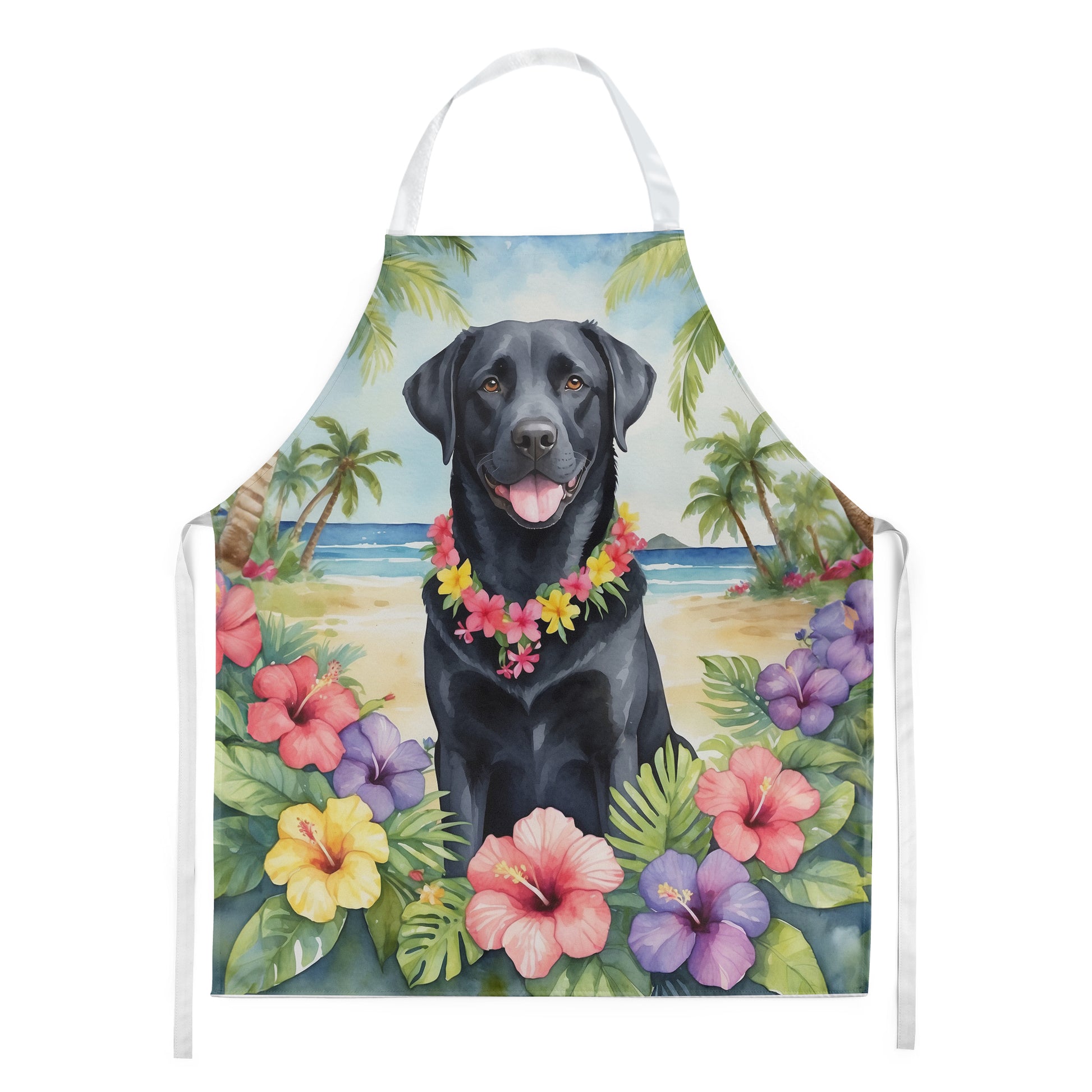 Buy this Black Labrador Retriever Luau Apron