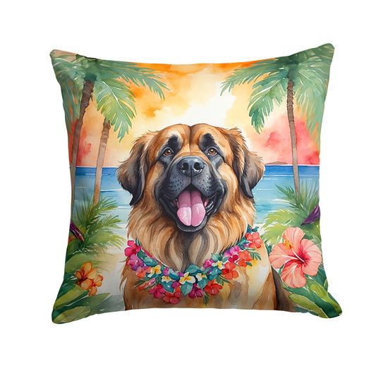 Buy this Leonberger Luau Throw Pillow