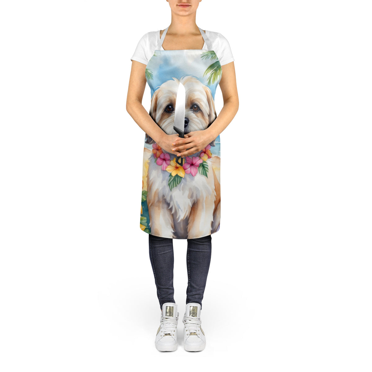 Lhasa Apso Luau Apron