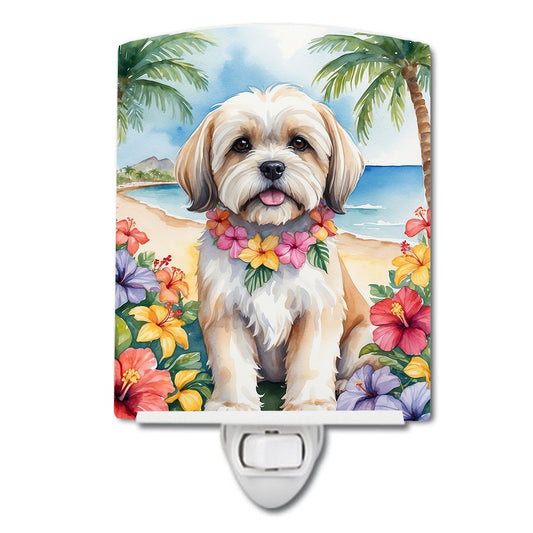 Buy this Lhasa Apso Luau Ceramic Night Light