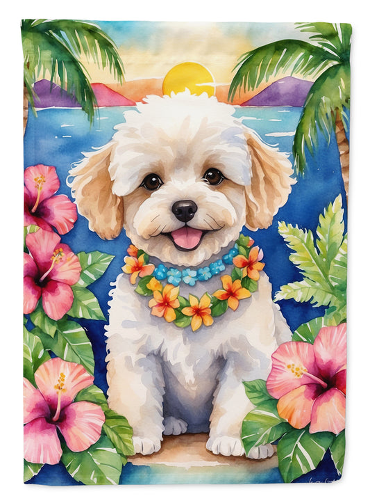 Buy this Maltipoo Luau Garden Flag