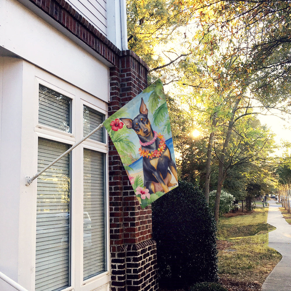 Manchester Terrier Luau House Flag