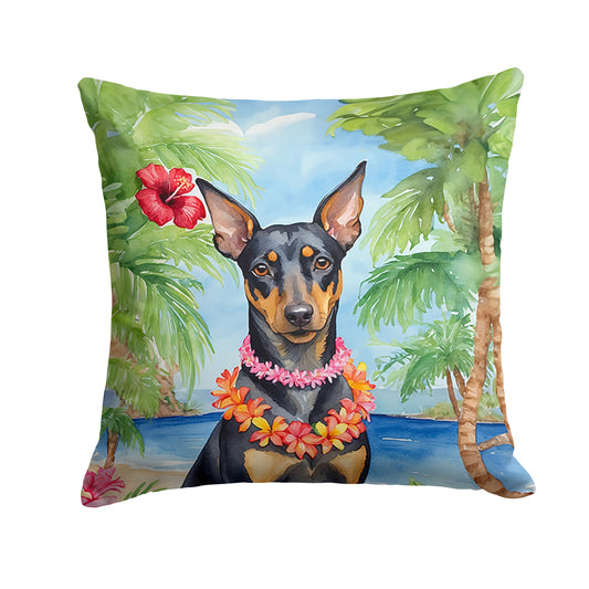 Buy this Manchester Terrier Luau Throw Pillow