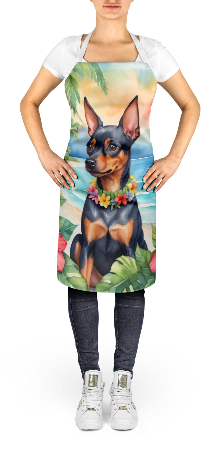 Miniature Pinscher Luau Apron